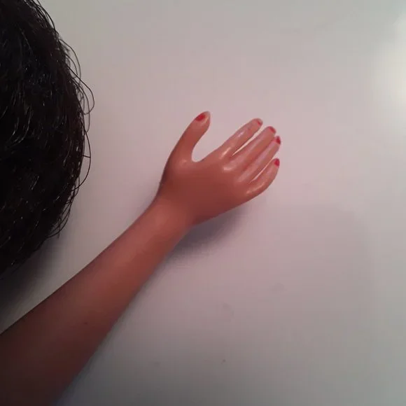 Vtg 1961 Mattel Barbie Bubble Cut Hair, Raven, Brunette Bouffant - Picture 11 of 16